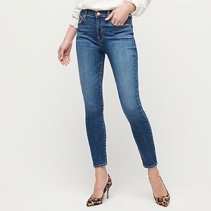 J.Crew 9” High Rise Toothpick Jeans